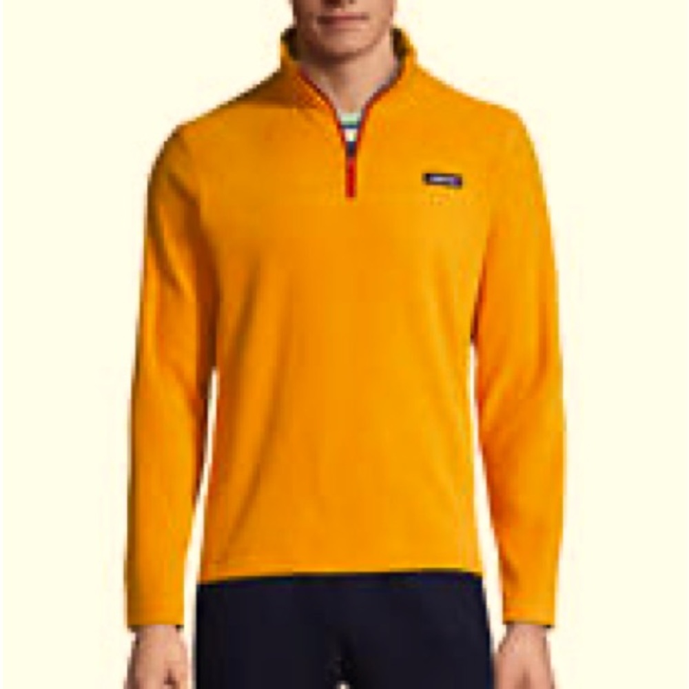Lands’ End Men’s Fleece Quarter Zip Pullover NWT (Size M)